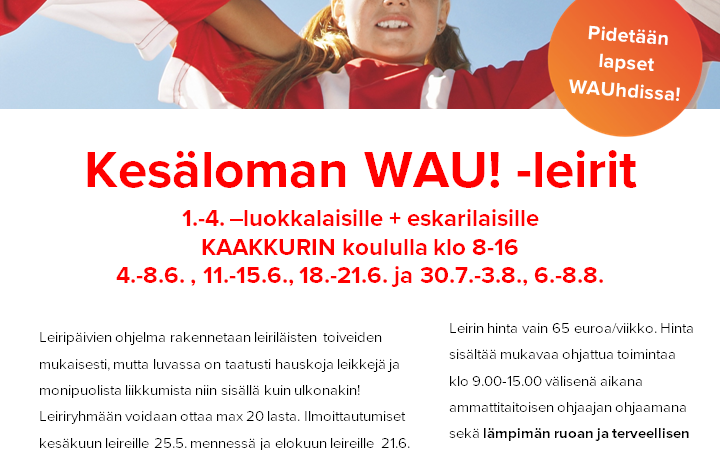 WAU! -kesäleirit