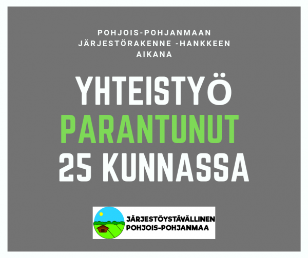 Agenttitoiminnalla huipputuloksia kuntien järjestöyhteistyössä